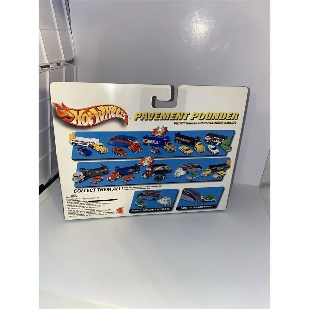 Hot Wheels Pavement Pounder 30s Car Show Indiana Hauler Exclusive 89313 VTG 2001
